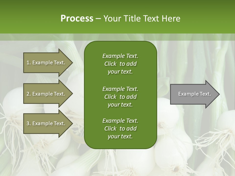 Photograph Onions With Stems Onions Close Up PowerPoint Template