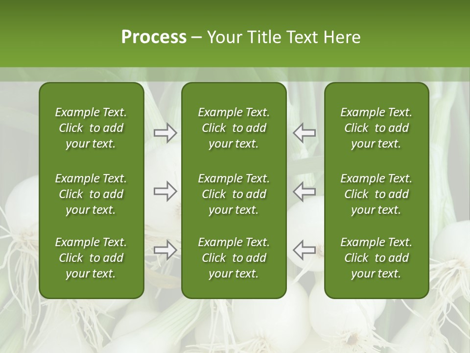Photograph Onions With Stems Onions Close Up PowerPoint Template