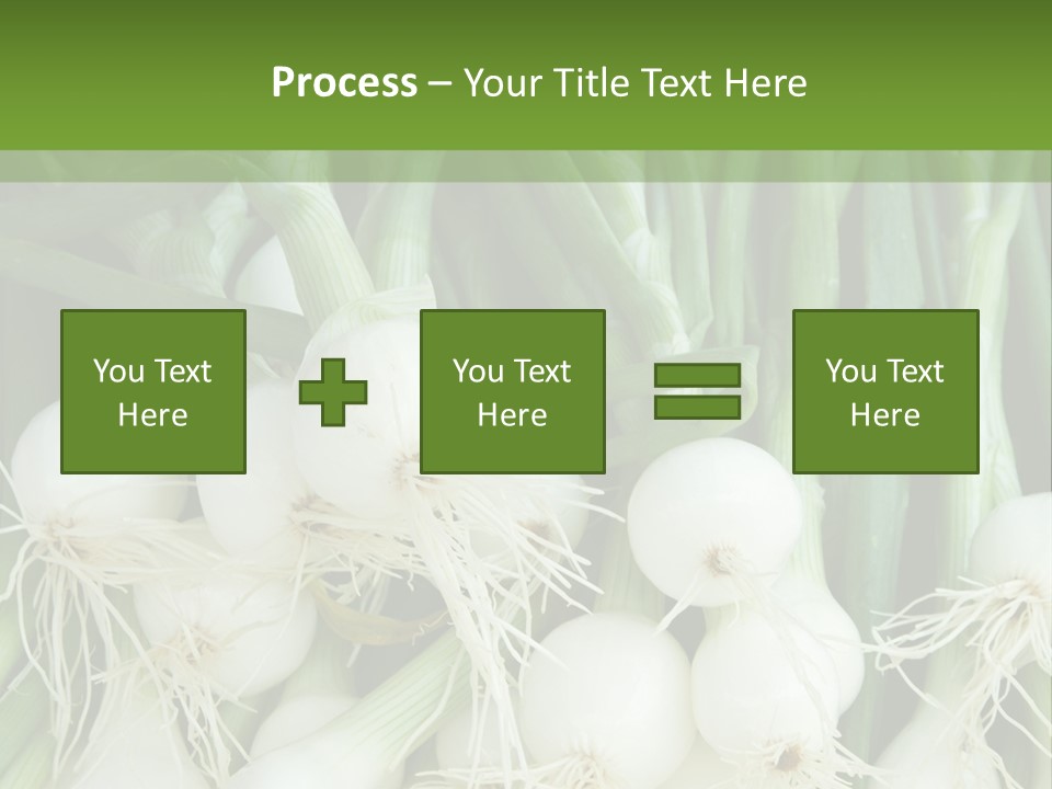 Photograph Onions With Stems Onions Close Up PowerPoint Template