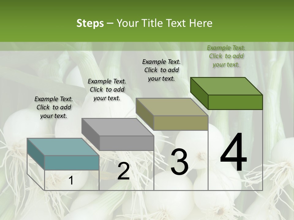 Photograph Onions With Stems Onions Close Up PowerPoint Template