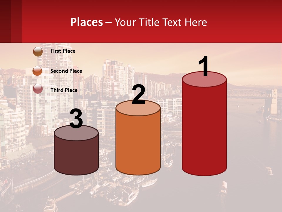 Coast Vancouver Skyscraper PowerPoint Template