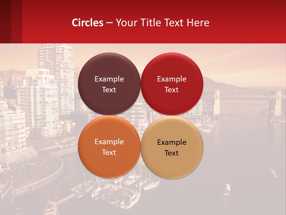 Coast Vancouver Skyscraper PowerPoint Template