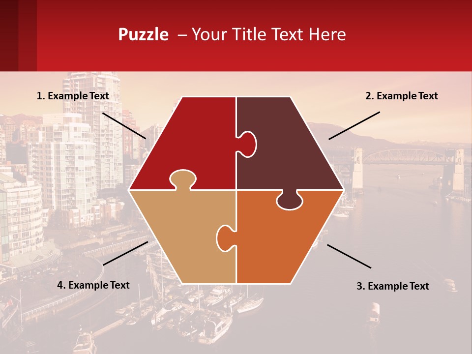 Coast Vancouver Skyscraper PowerPoint Template