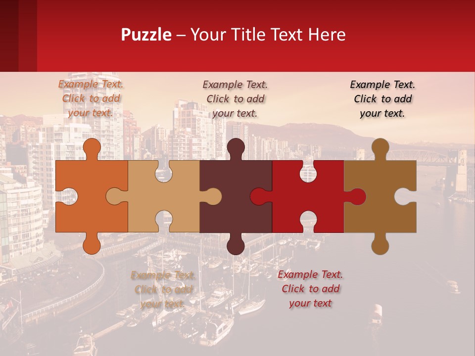 Coast Vancouver Skyscraper PowerPoint Template