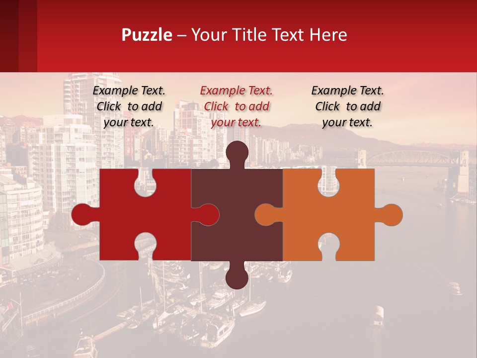 Coast Vancouver Skyscraper PowerPoint Template