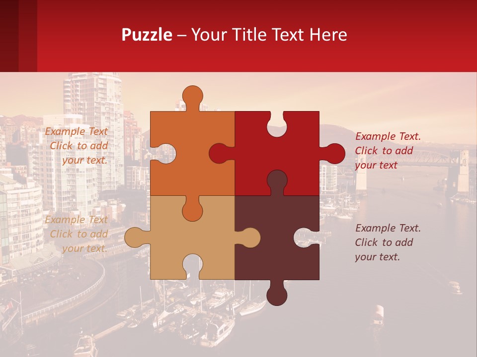 Coast Vancouver Skyscraper PowerPoint Template