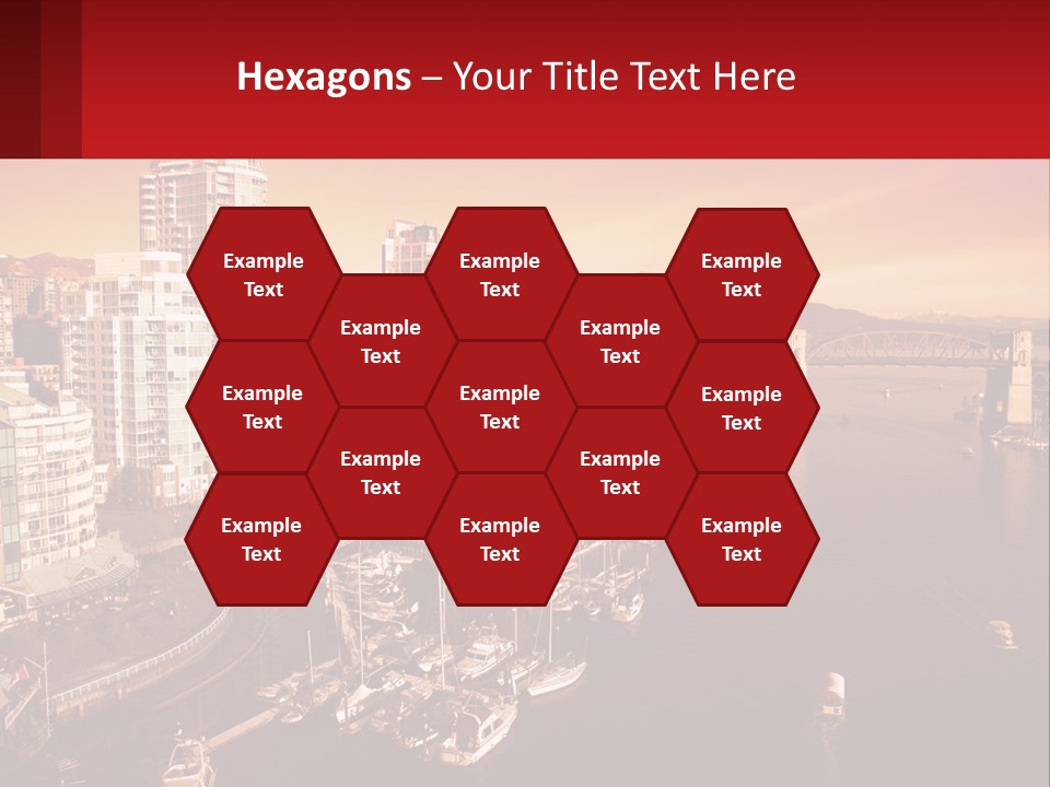 Coast Vancouver Skyscraper PowerPoint Template