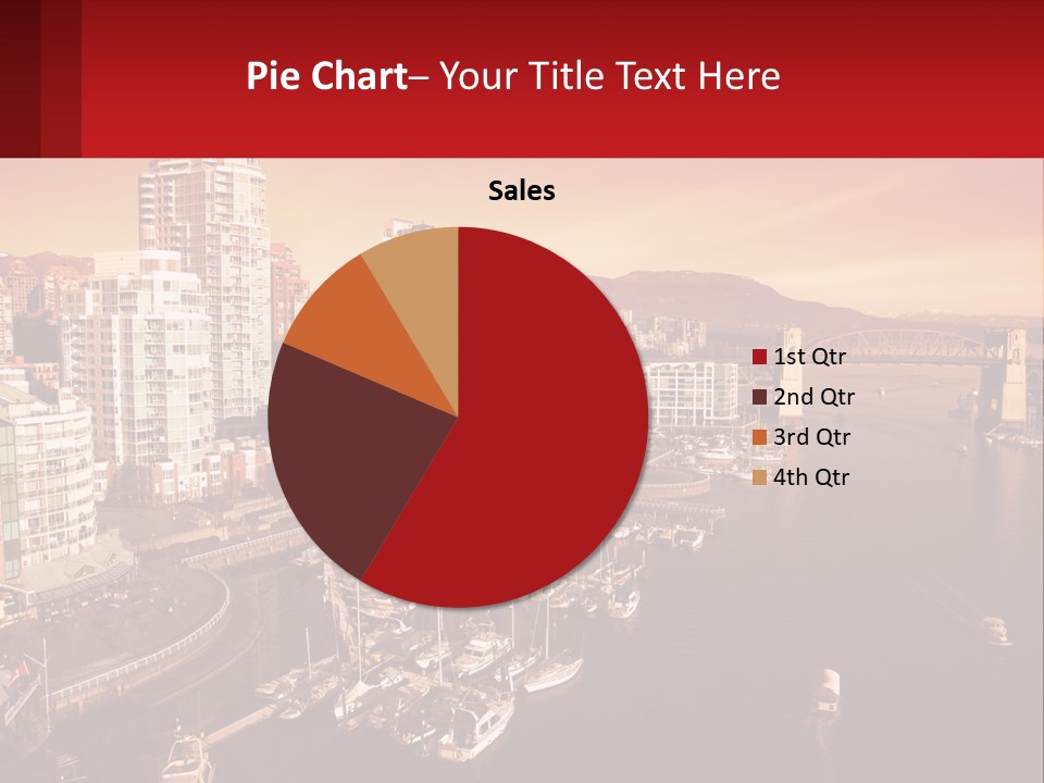 Coast Vancouver Skyscraper PowerPoint Template