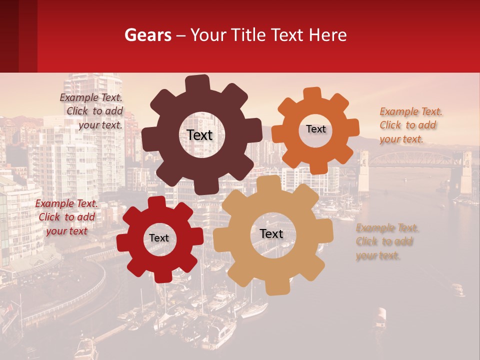 Coast Vancouver Skyscraper PowerPoint Template