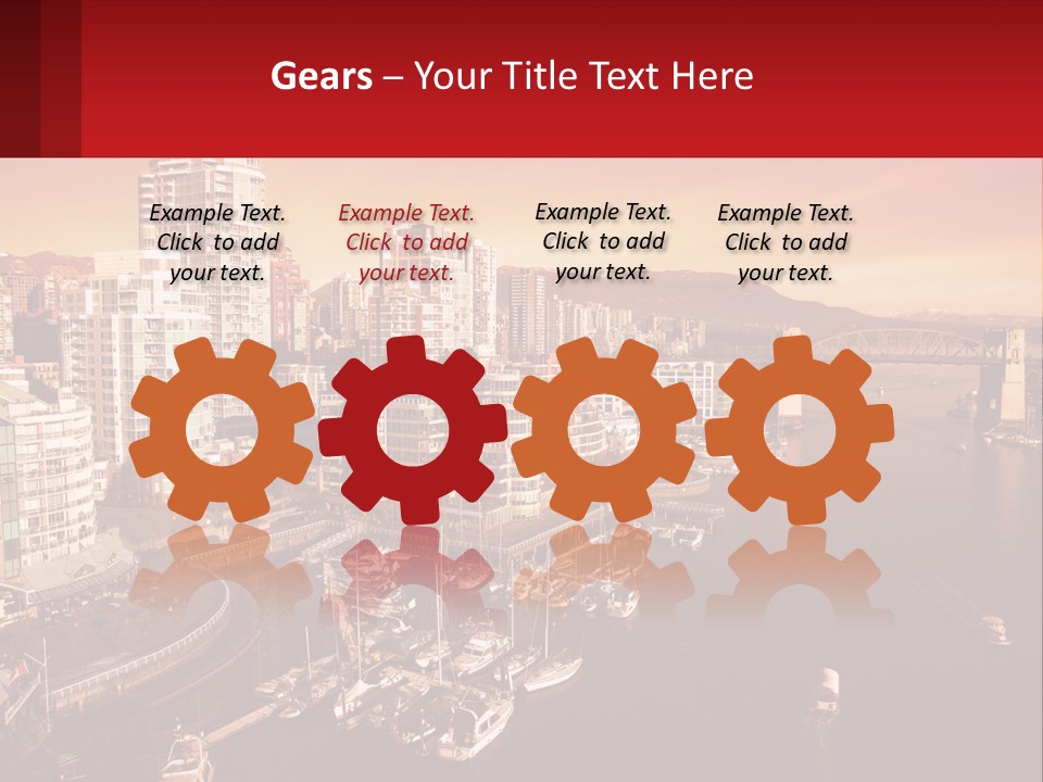 Coast Vancouver Skyscraper PowerPoint Template