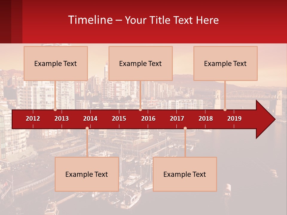 Coast Vancouver Skyscraper PowerPoint Template