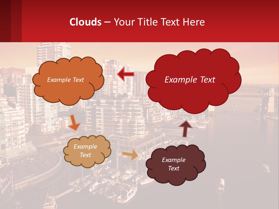 Coast Vancouver Skyscraper PowerPoint Template