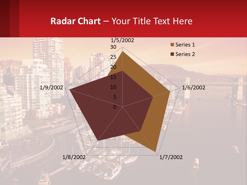 Coast Vancouver Skyscraper PowerPoint Template