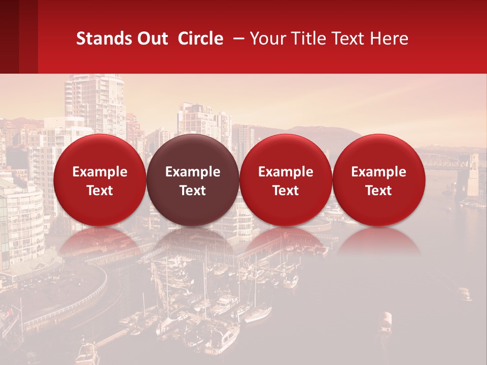 Coast Vancouver Skyscraper PowerPoint Template
