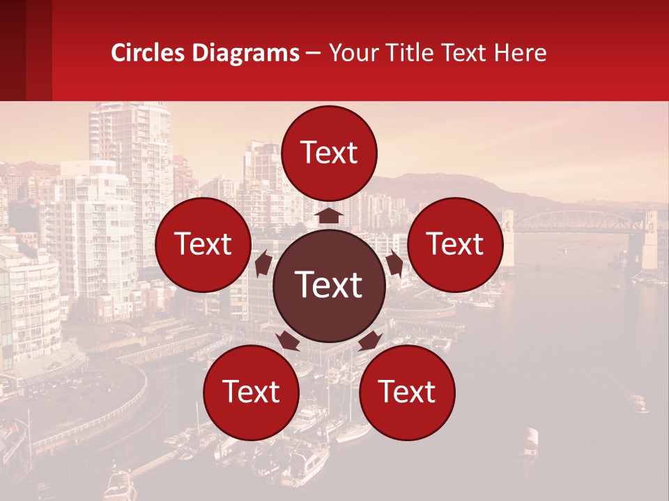 Coast Vancouver Skyscraper PowerPoint Template