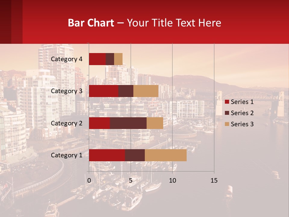Coast Vancouver Skyscraper PowerPoint Template