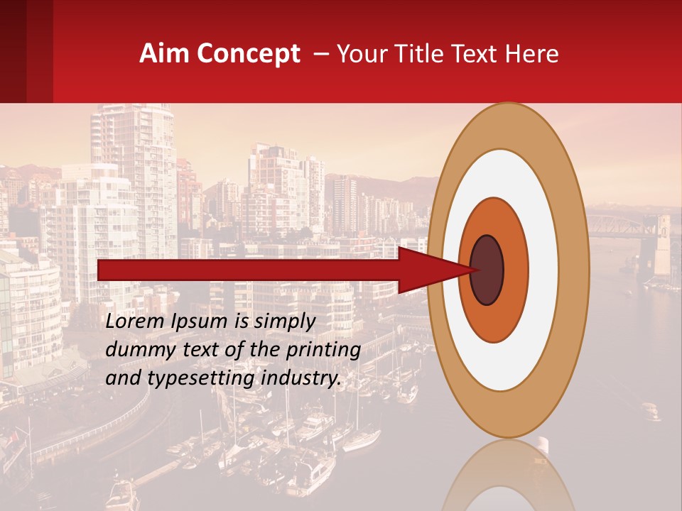 Coast Vancouver Skyscraper PowerPoint Template