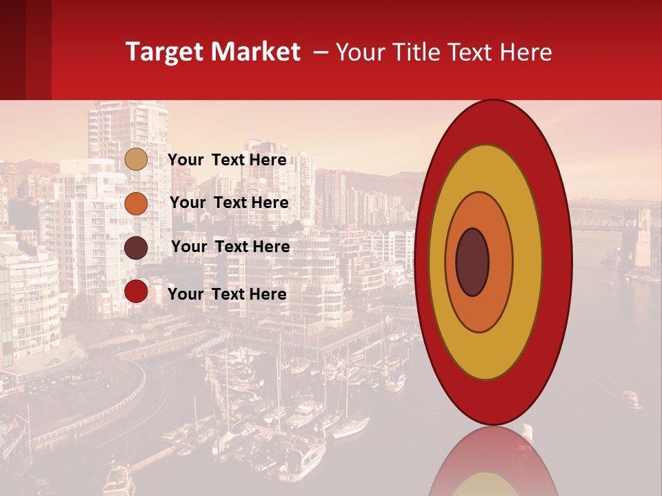 Coast Vancouver Skyscraper PowerPoint Template