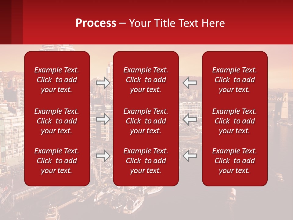 Coast Vancouver Skyscraper PowerPoint Template