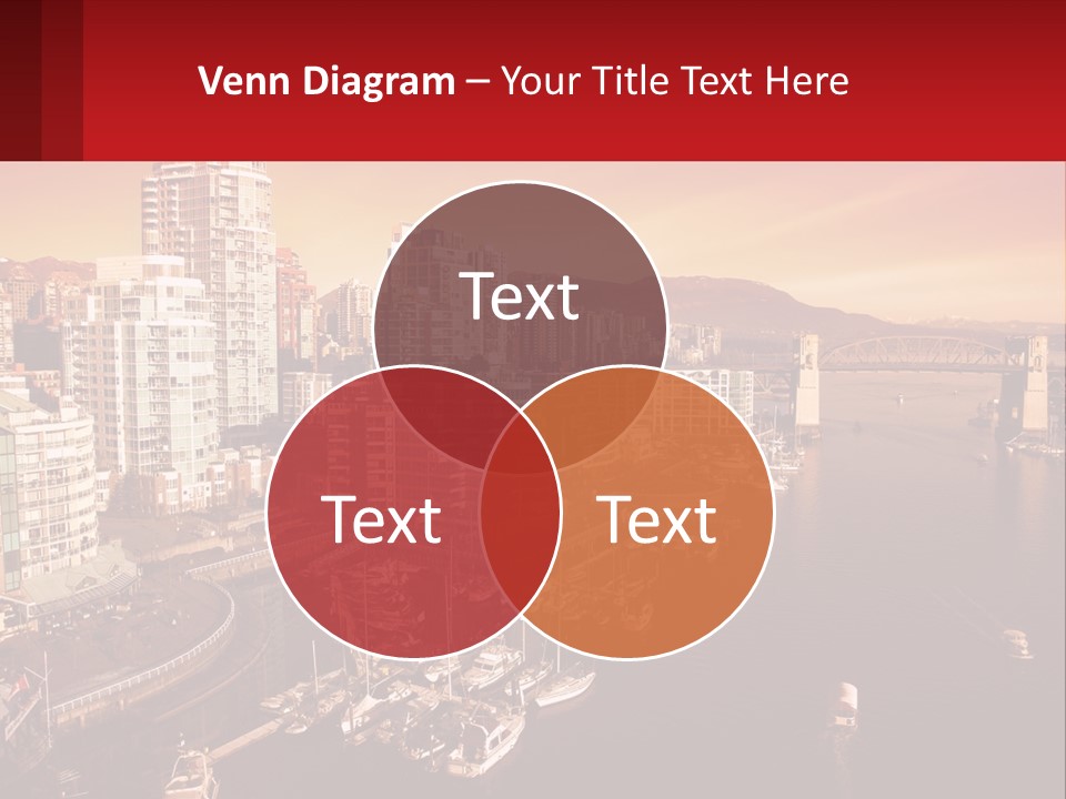 Coast Vancouver Skyscraper PowerPoint Template