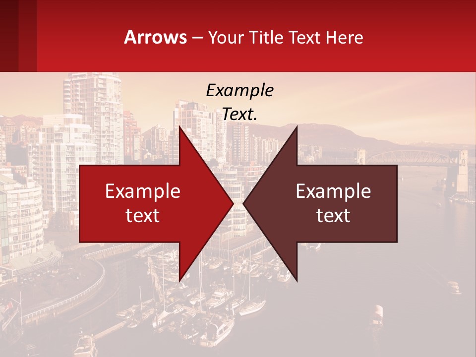 Coast Vancouver Skyscraper PowerPoint Template