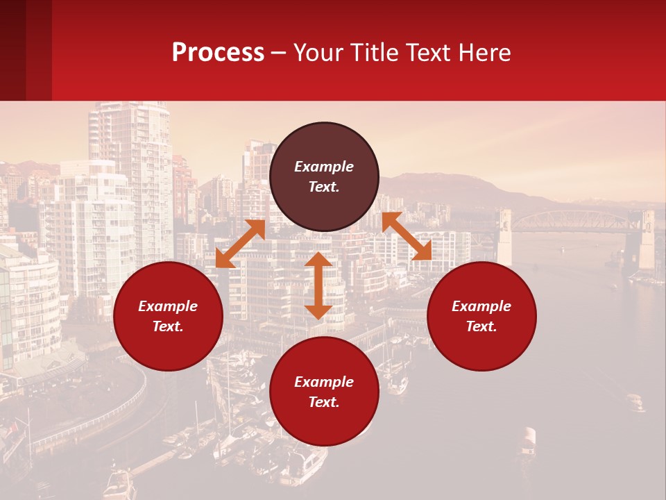 Coast Vancouver Skyscraper PowerPoint Template