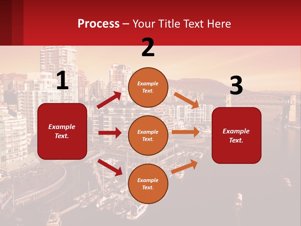 Coast Vancouver Skyscraper PowerPoint Template