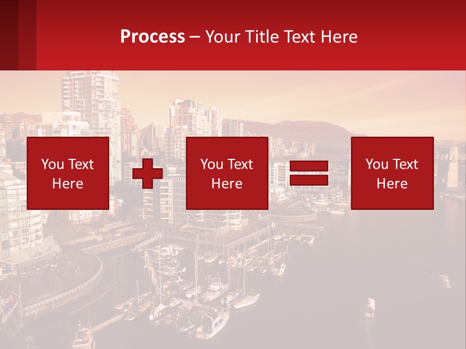 Coast Vancouver Skyscraper PowerPoint Template