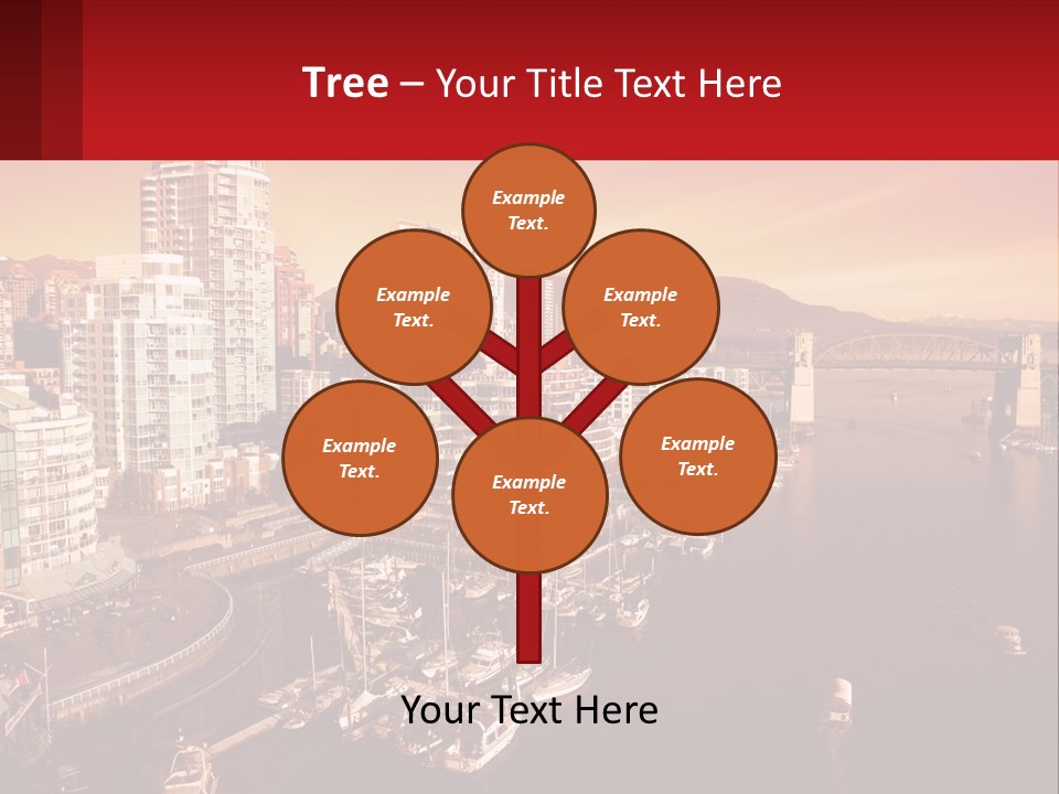Coast Vancouver Skyscraper PowerPoint Template
