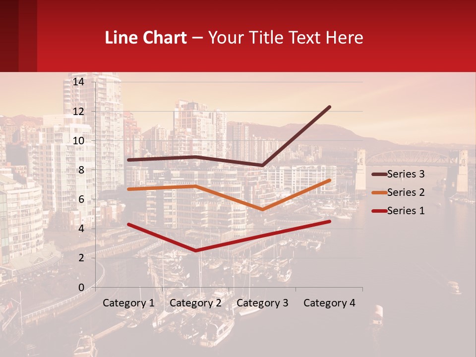 Coast Vancouver Skyscraper PowerPoint Template