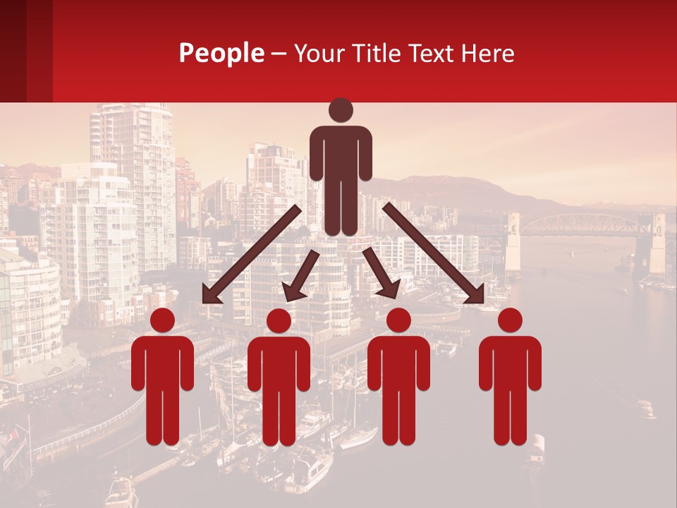 Coast Vancouver Skyscraper PowerPoint Template