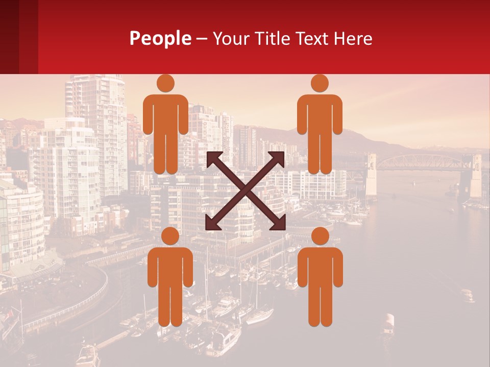 Coast Vancouver Skyscraper PowerPoint Template