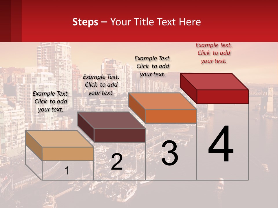 Coast Vancouver Skyscraper PowerPoint Template