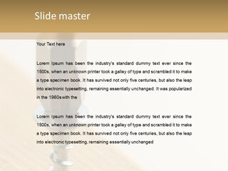 Still Closeup Bit PowerPoint Template