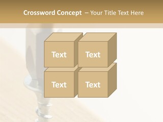 Still Closeup Bit PowerPoint Template