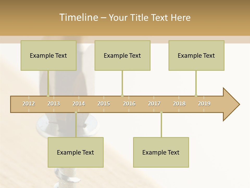 Still Closeup Bit PowerPoint Template