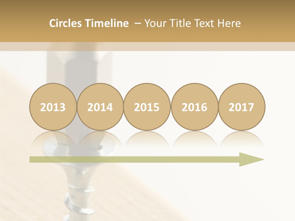 Still Closeup Bit PowerPoint Template
