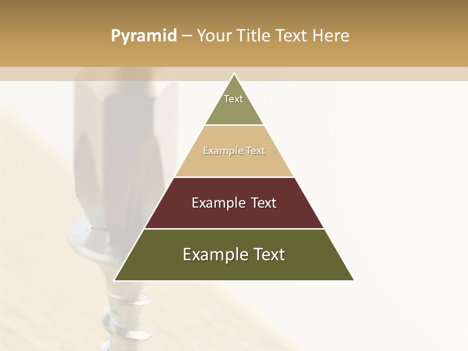 Still Closeup Bit PowerPoint Template