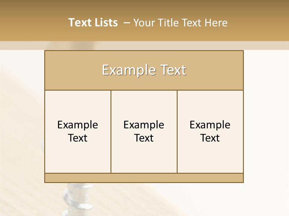Still Closeup Bit PowerPoint Template