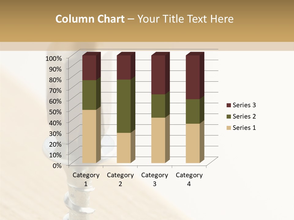 Still Closeup Bit PowerPoint Template