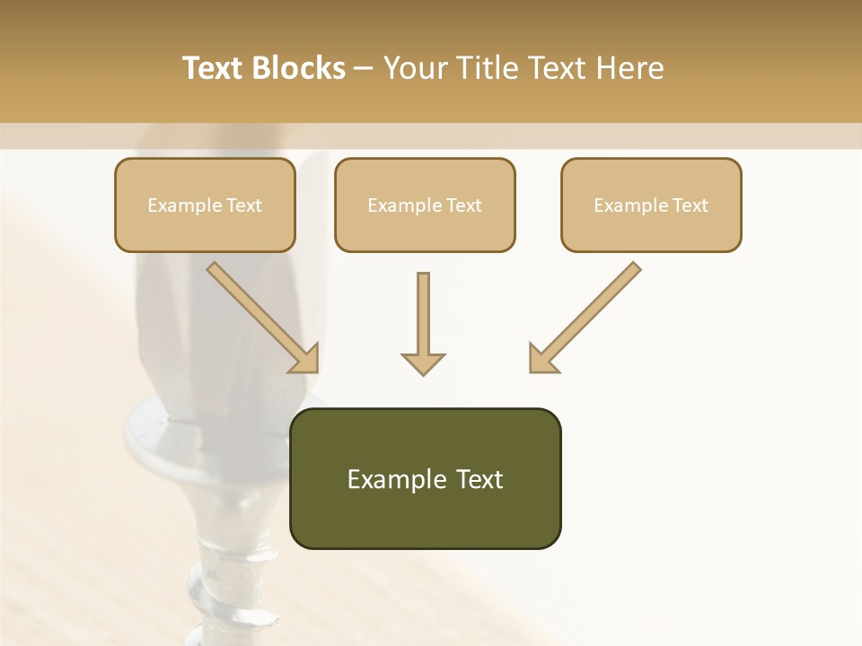 Still Closeup Bit PowerPoint Template