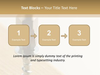 Still Closeup Bit PowerPoint Template
