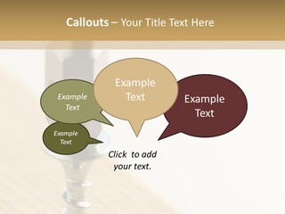 Still Closeup Bit PowerPoint Template