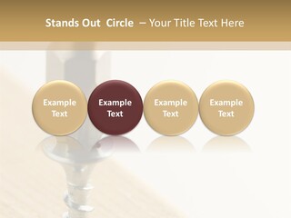 Still Closeup Bit PowerPoint Template