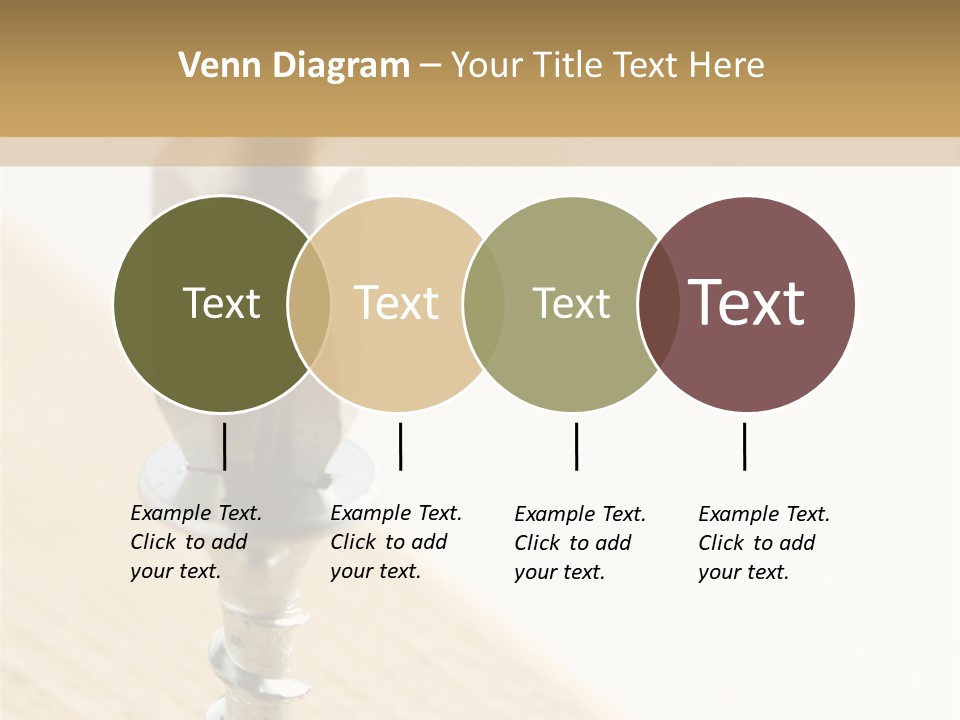 Still Closeup Bit PowerPoint Template