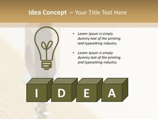 Still Closeup Bit PowerPoint Template