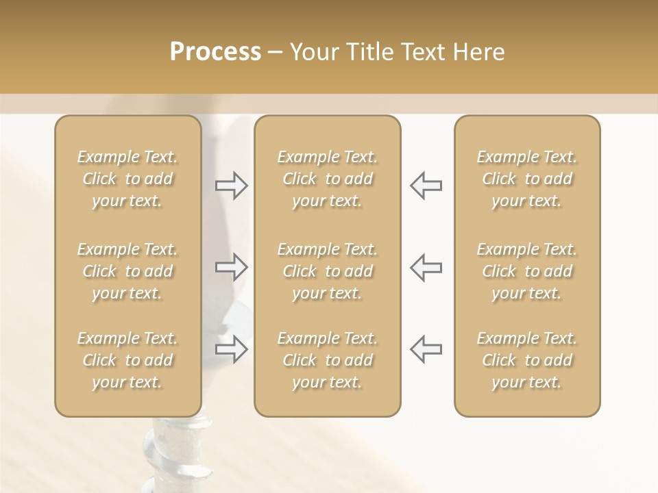 Still Closeup Bit PowerPoint Template