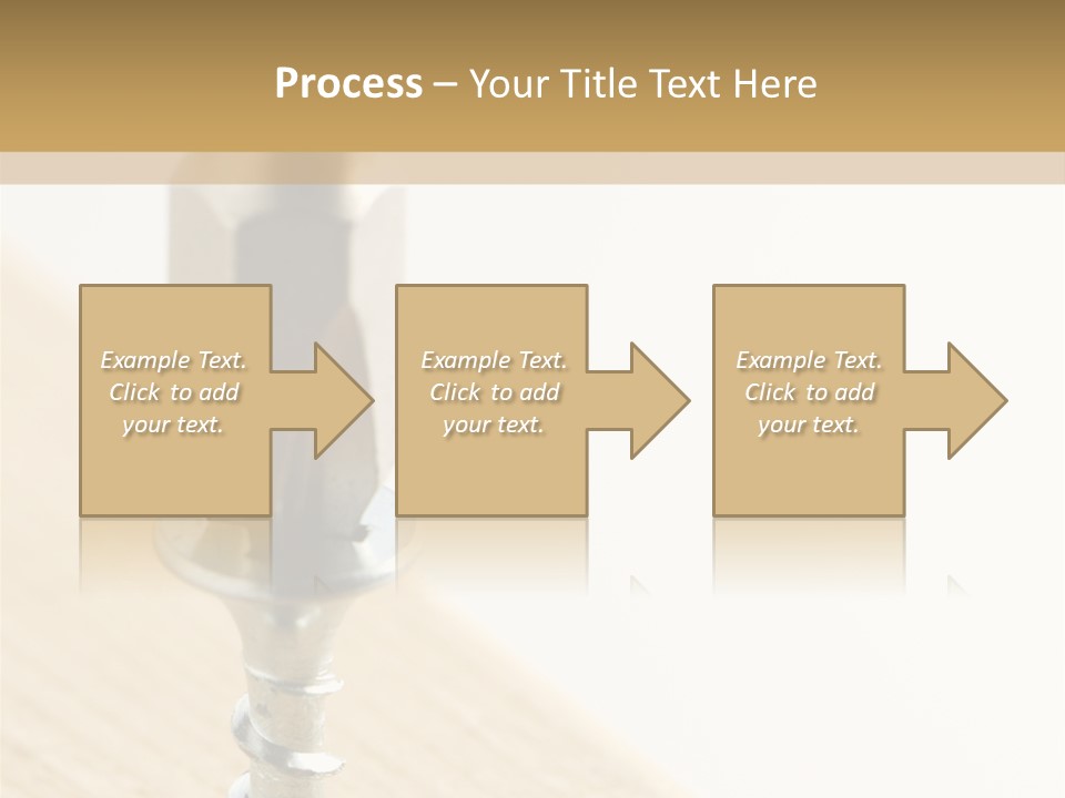 Still Closeup Bit PowerPoint Template