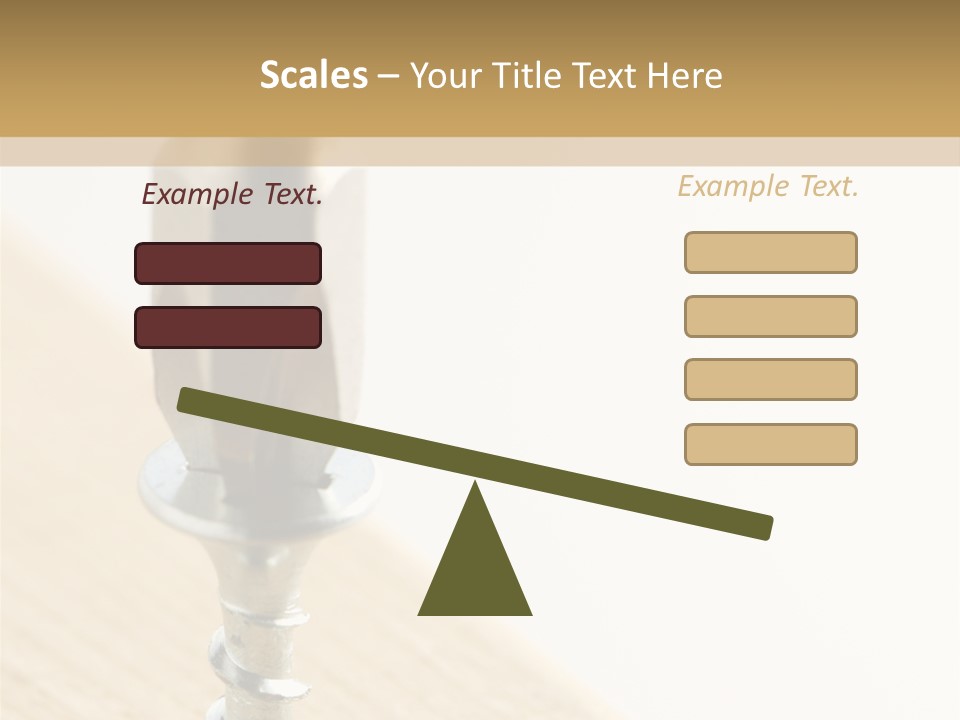 Still Closeup Bit PowerPoint Template