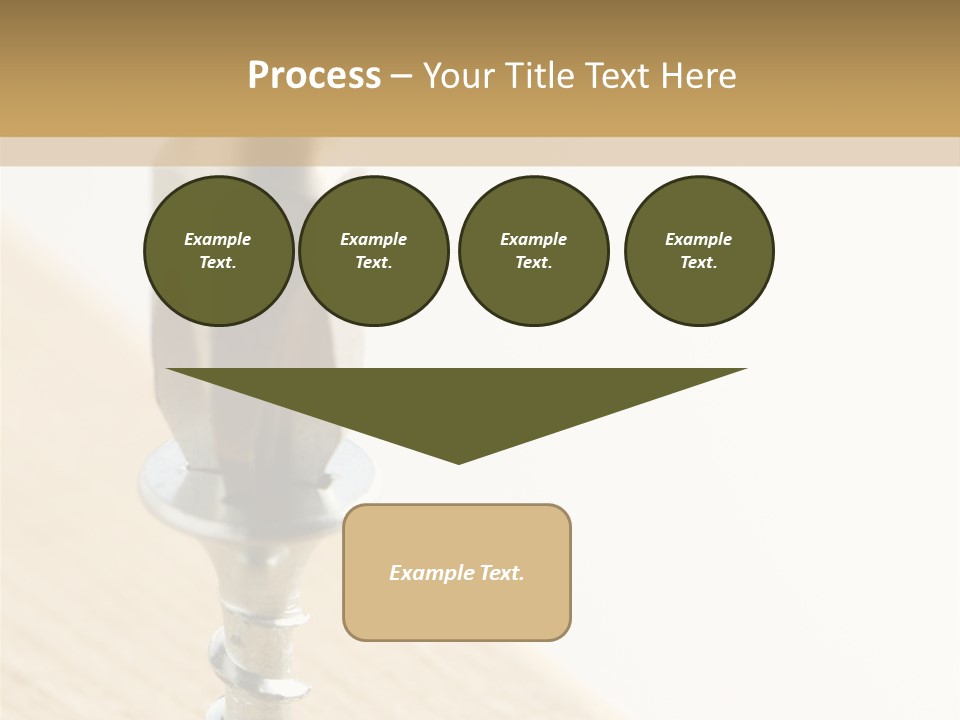 Still Closeup Bit PowerPoint Template